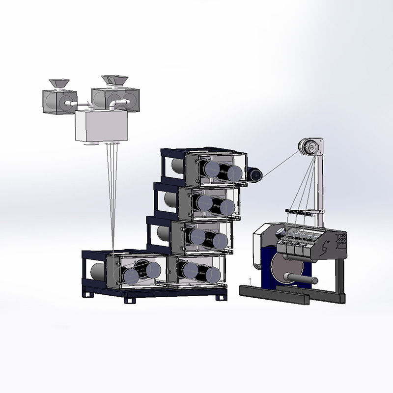 Industriae adstare Productio Linea cum DELICIAE, PA, PP vel Aliae Rudis Materialis