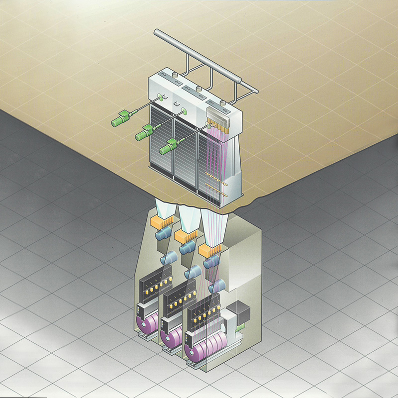 POY Adstare Productio Linea cum PET, PA, PP vel Rudis Materia Alia